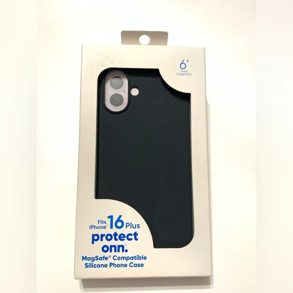 iPhone 16 Plus Onn Silicone Case Black